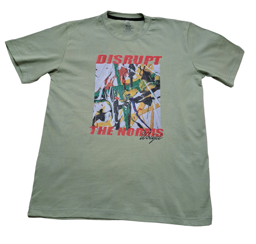 Disrupt the Norms T-Shirt Shy Green