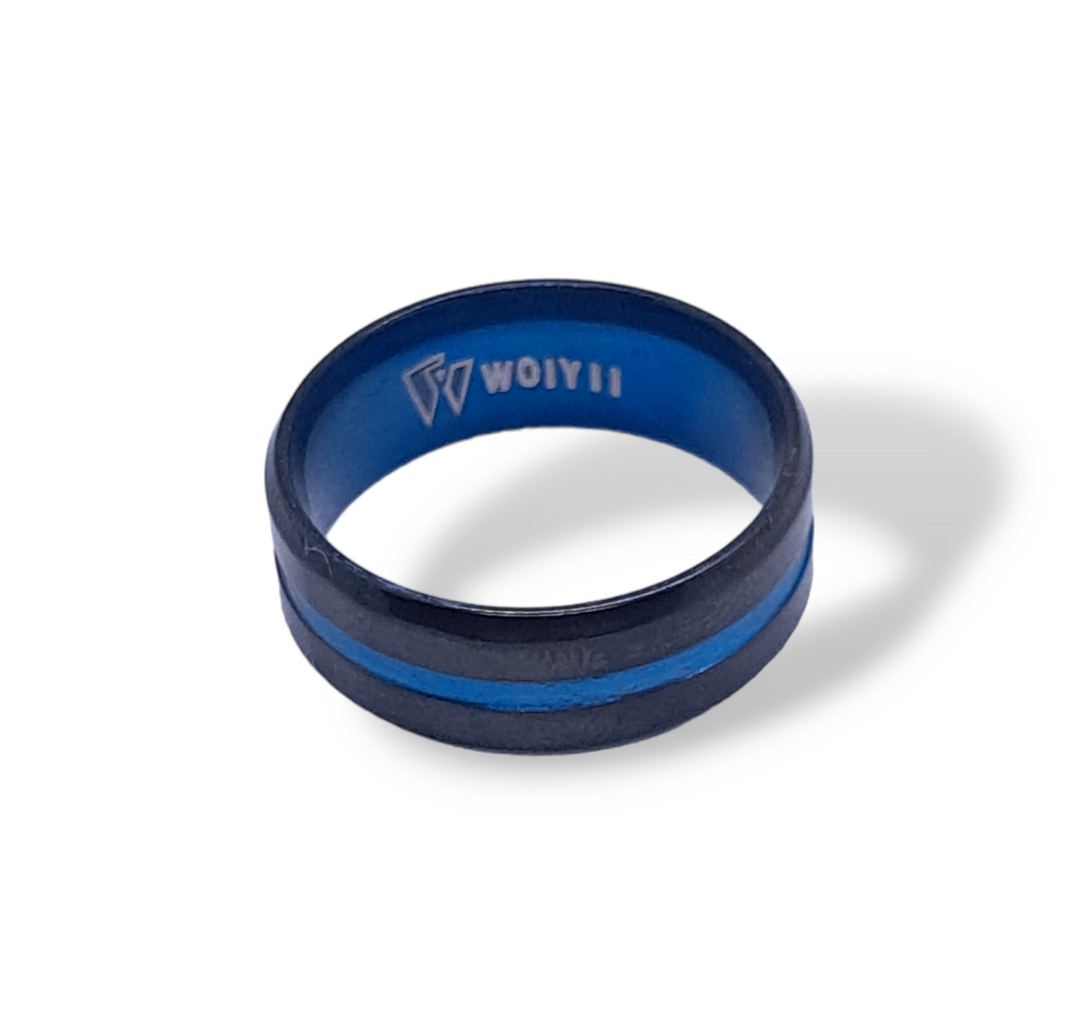Black and Blue Ring