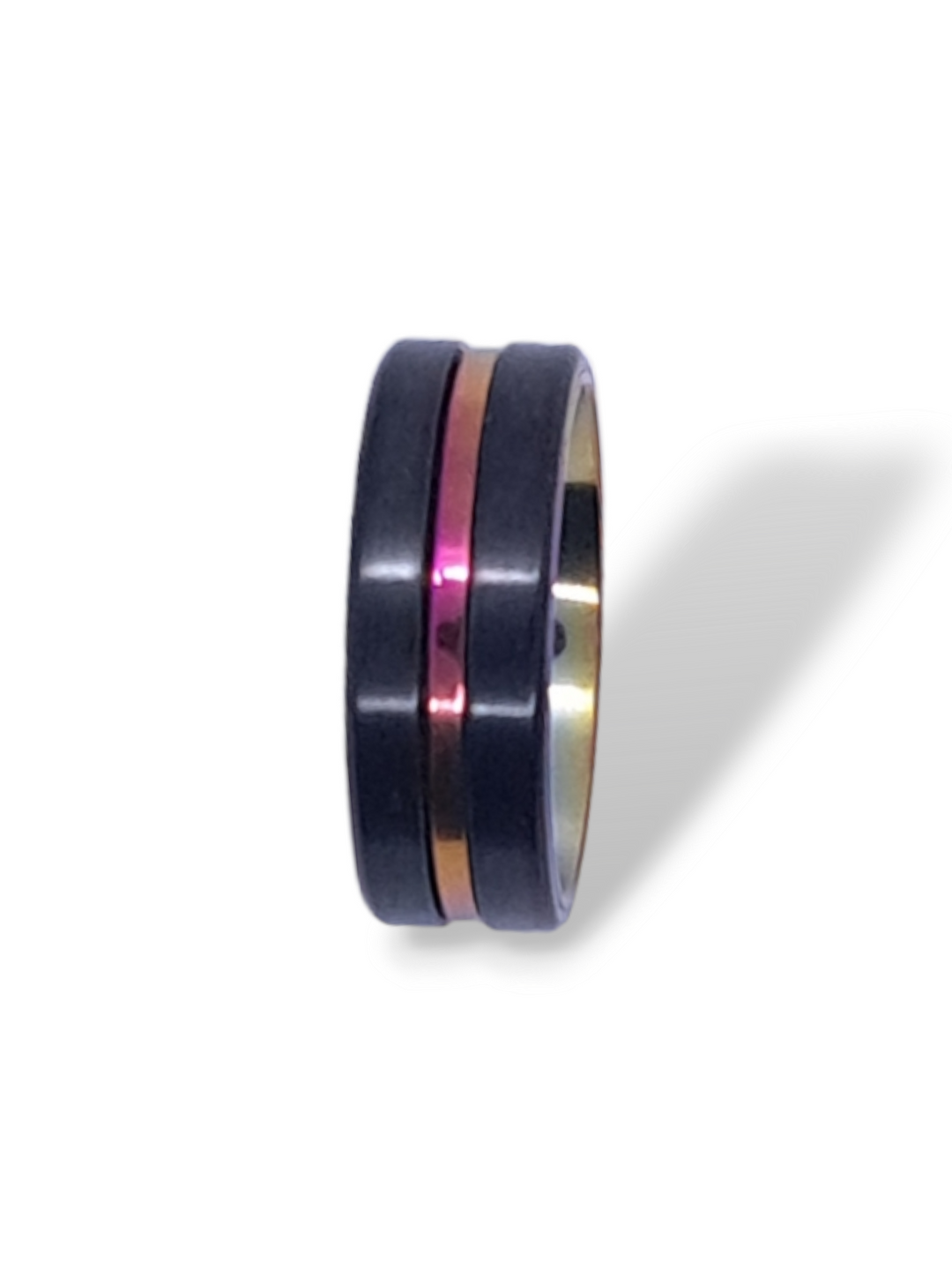 Rainbow Black Ring