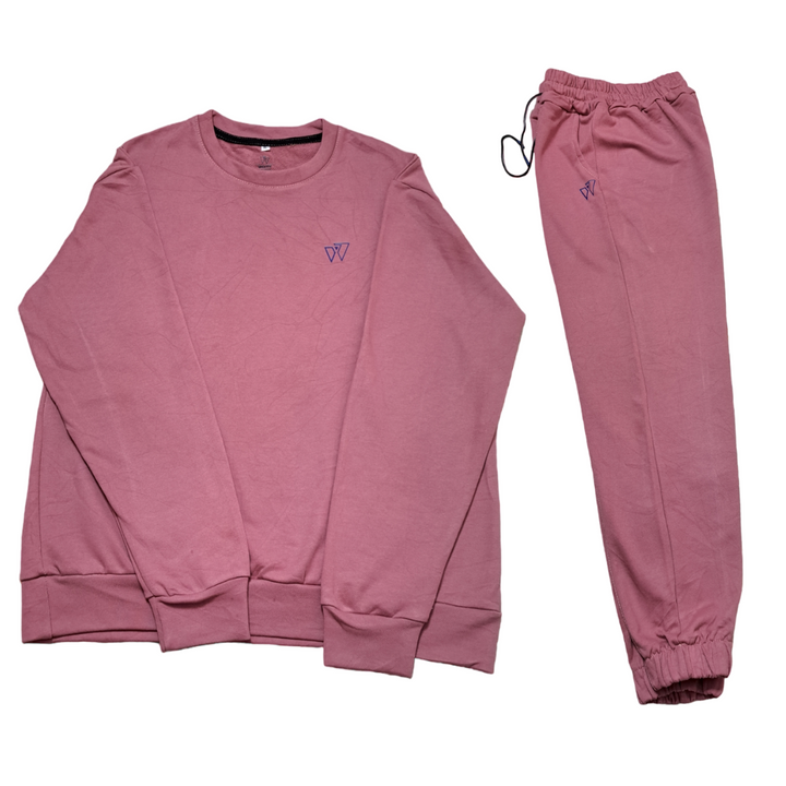 Pink Sweatshirt and Joggers Set