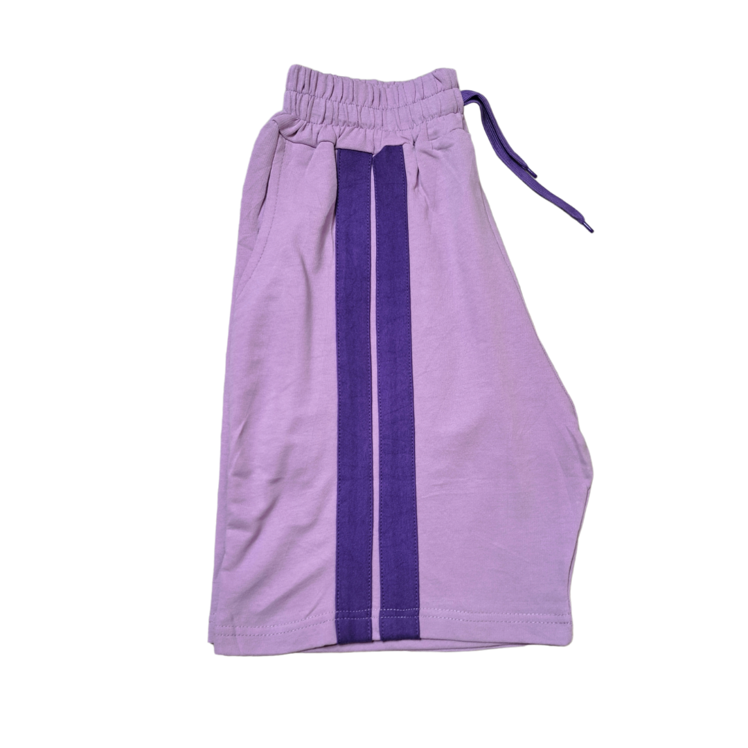 Woiyii Purple Stripes T-shirt and short